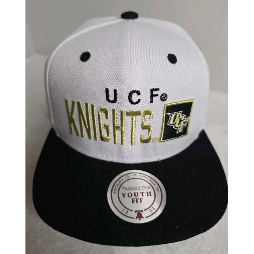 UCF Knights Logo On Front Mitchell &‎ Ness Hat SnapBack